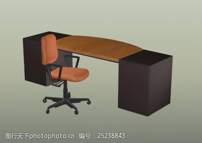办公家具组合3D办公家具模型20080920更新9