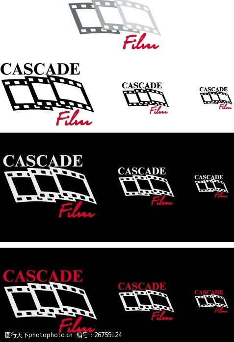 filmCascadeFilmguidelineslogo设计欣赏喀斯喀特电影指南标志设计欣赏