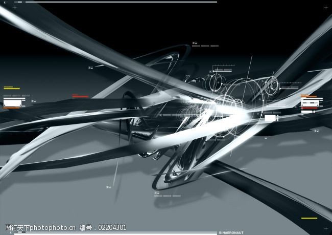 异度空间数码游戏背景设计psd分层素材金属线条
