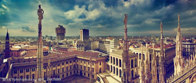 世界著名建筑意大利米兰图片
