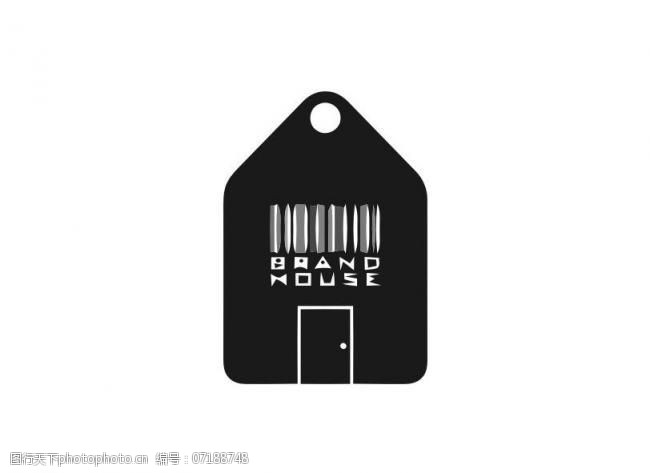 方形标签房屋logo图片