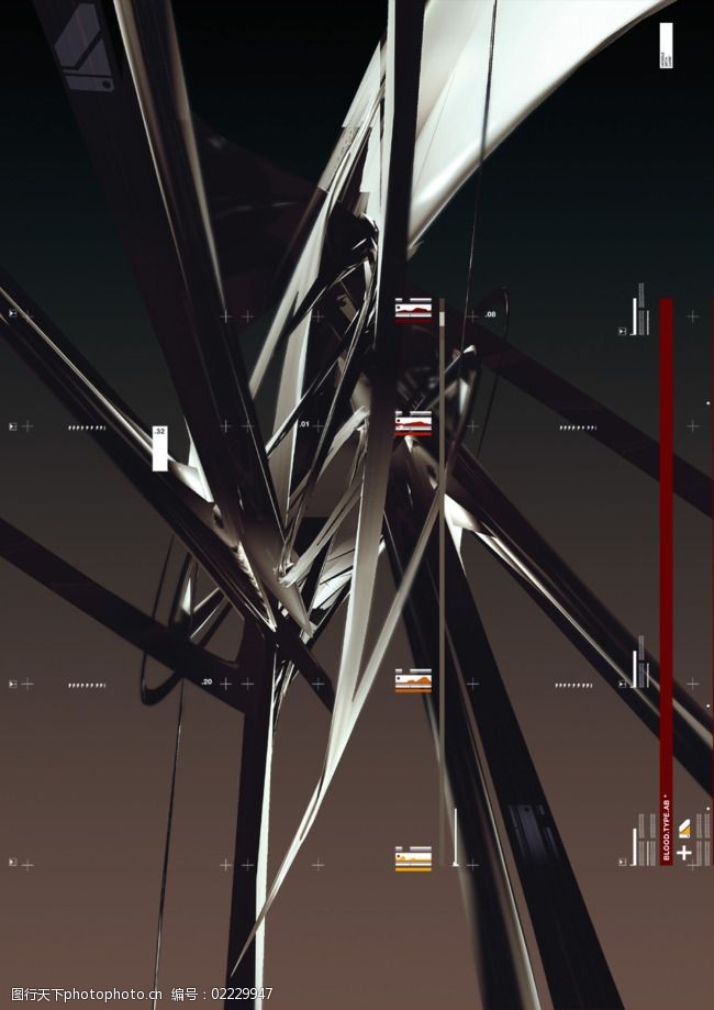 异度空间金属结构数码游戏背景设计psd分层素材
