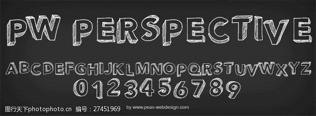opentypepwperspective字体