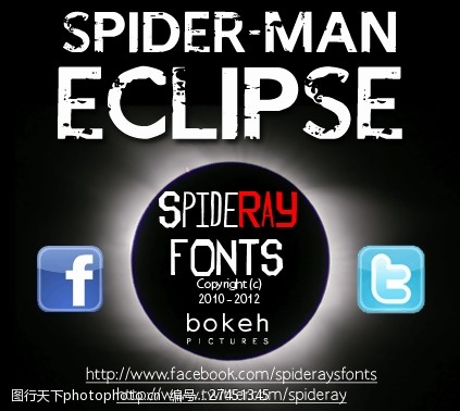 opentype蜘蛛侠Eclipse的字体