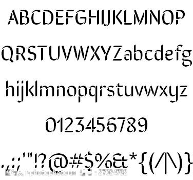 opentypesirinstencil字体