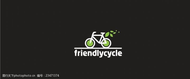 骑单车自行车logo