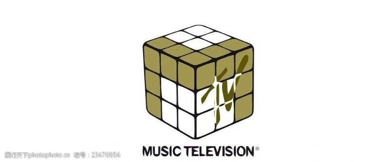 欧美插画盒子logo