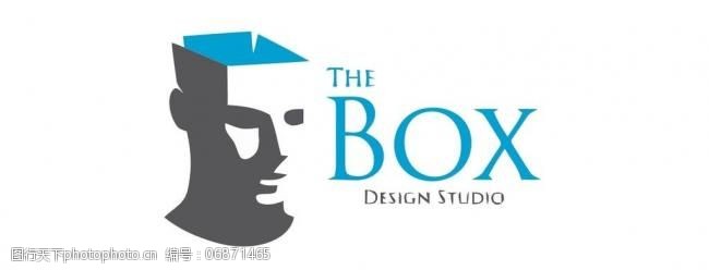 英文字母矢量素材盒子logo图片