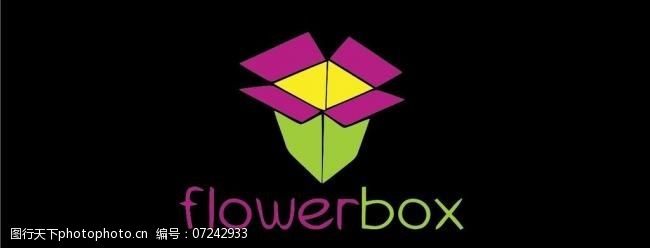 方形标签盒子logo图片