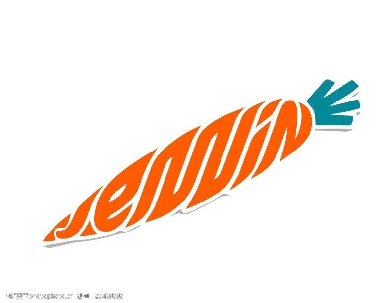 美式漫画萝卜logo
