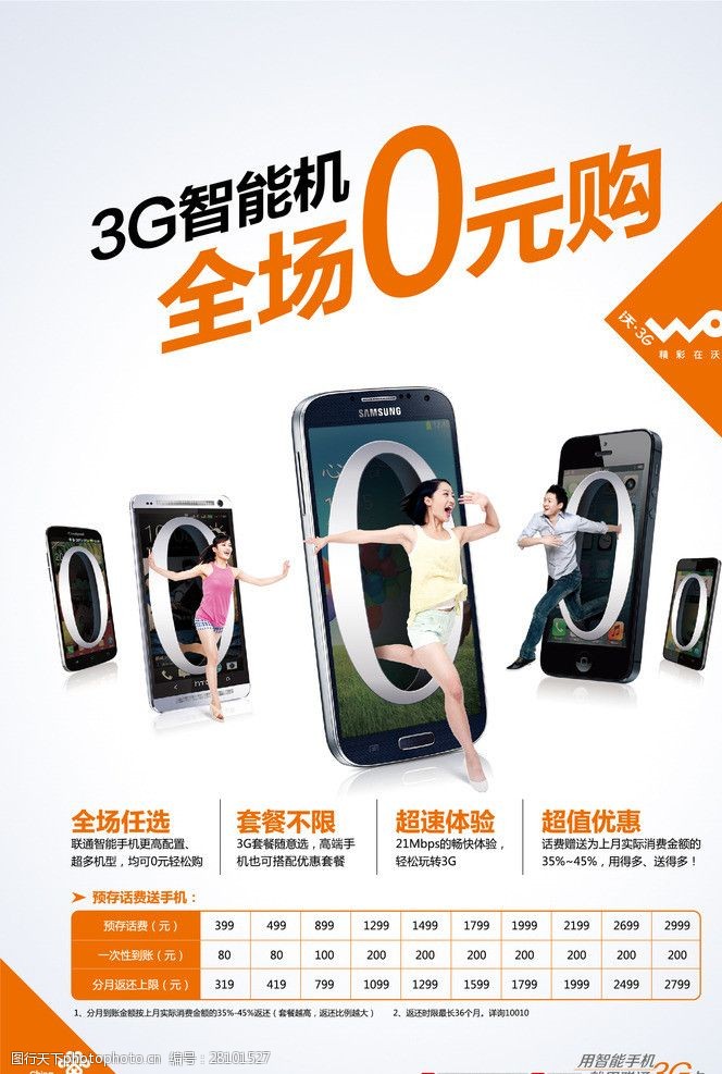 沃3g联通3G