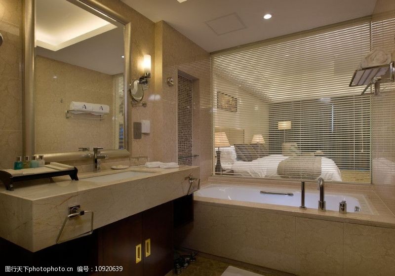 五星级酒店卫生间图片