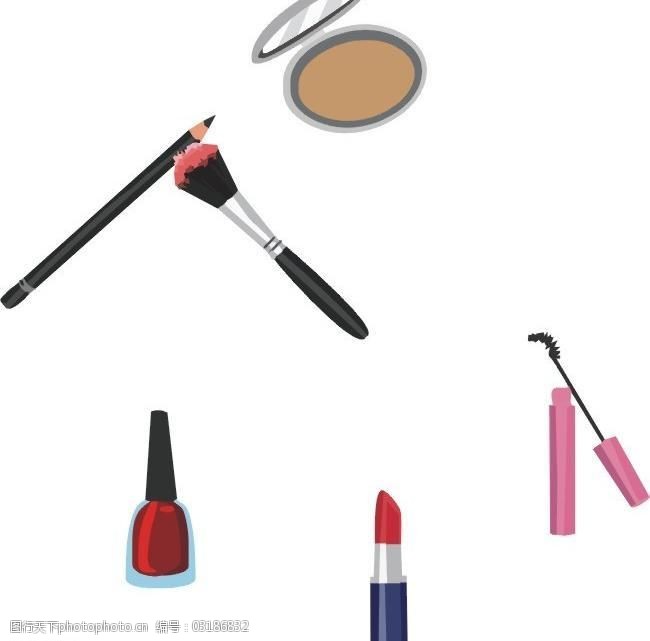 指甲油化妆工具图片