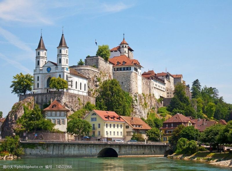 瑞士风光瑞士城堡风光图片
