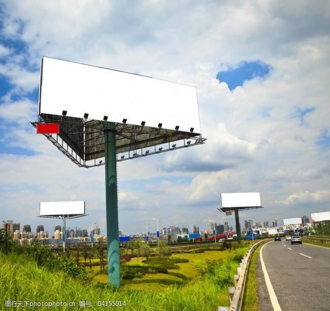 高速公路下载户外高炮空白广告位图片