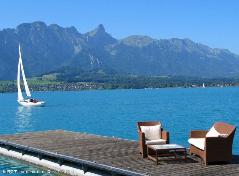 瑞士风光瑞士日内瓦湖风光图片