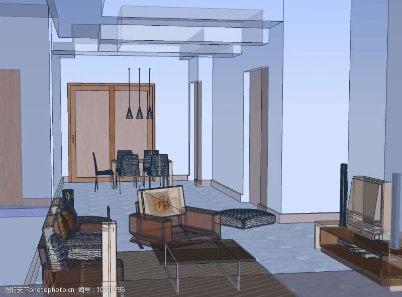 家具模型新房3D模型图片