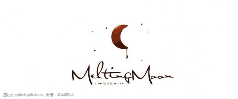 时光标识月亮logo