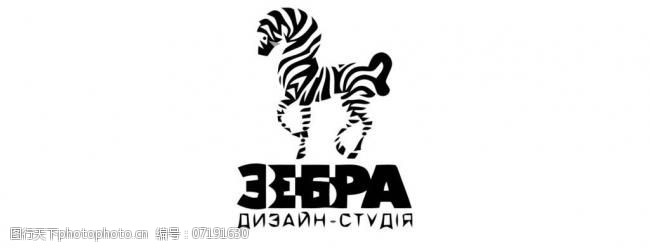 方形标签斑马logo图片