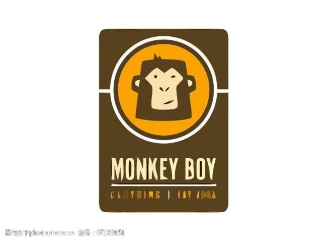 方形标签猩猩logo图片