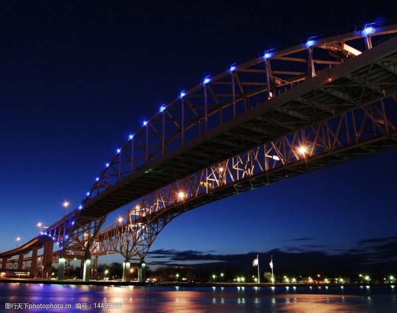 世纪大桥夜景桥图片